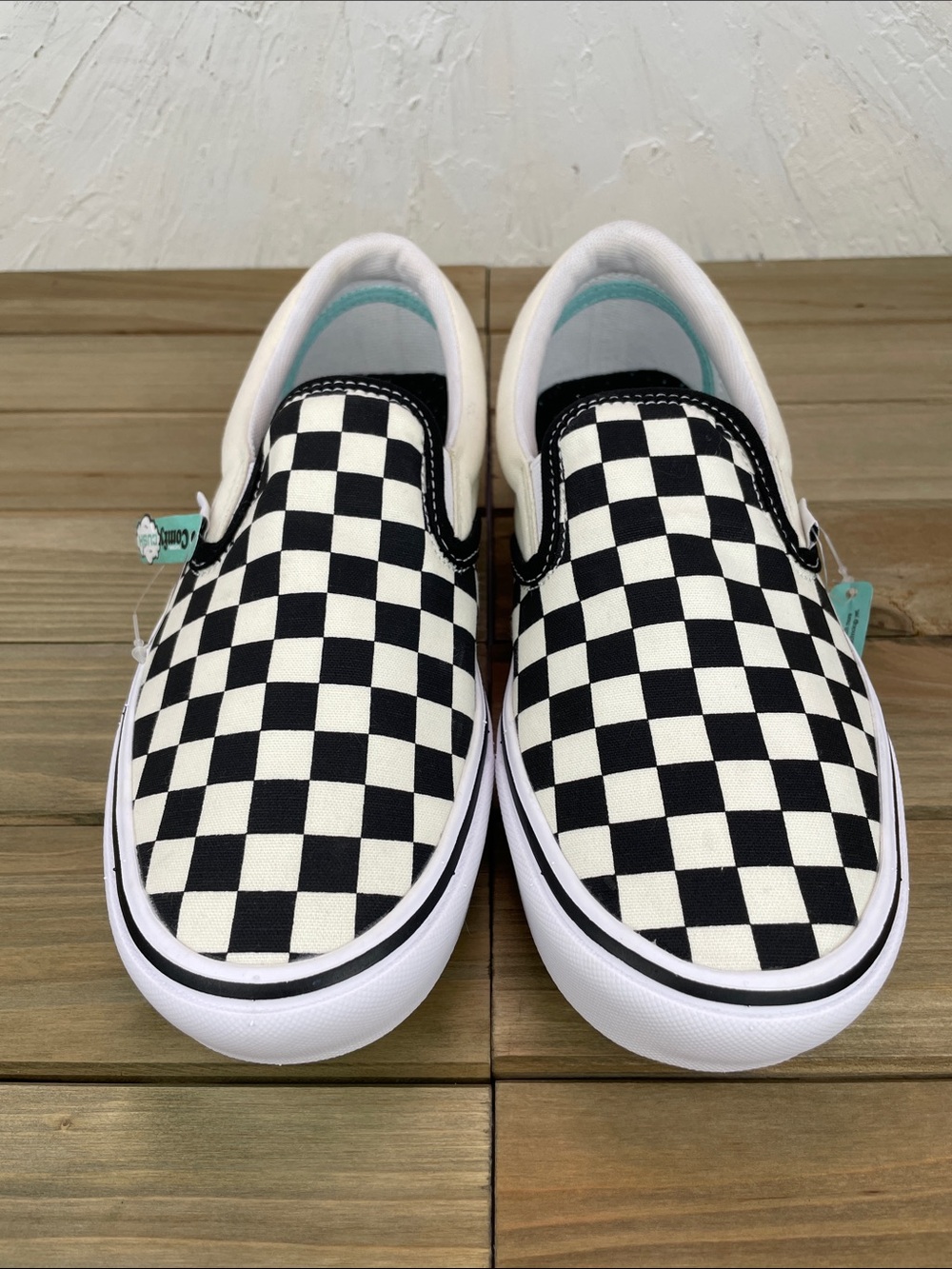 Vans Checkerboard Classic Slip-On Sneakers - Picture 6 of 15